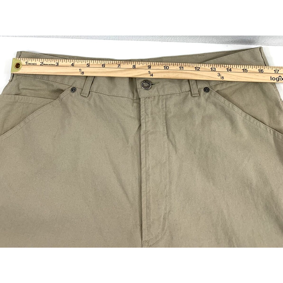 J‎ Riggins Pants Mens 33 M Sportswear Khaki Trousers Tan Cotton Workwear - Picture 5 of 11